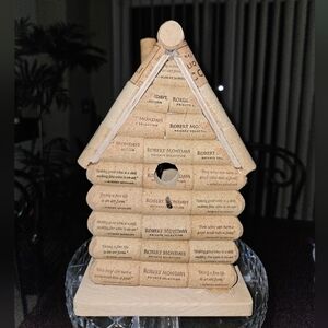 Wine Cork Bird (Wren) House NWOT